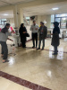 بازدید ریاست و مسئولین دانشکده از وقوع آبگرفتگی در بخش آموزشی درمانی دانشکده