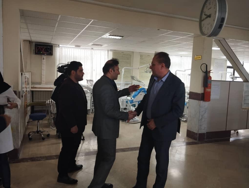 بازدید ریاست محترم دانشگاه از دانشکده، به مناسبت روز دندانپزشک